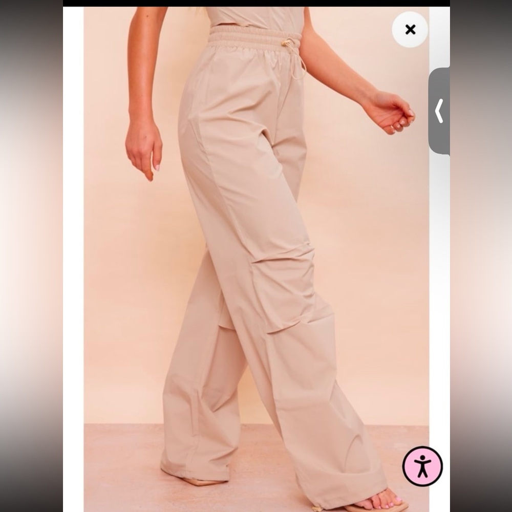 Ruched drawstring cargo pants